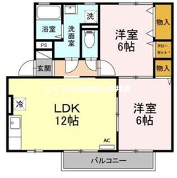 サンライズ北新保　B棟の物件間取画像